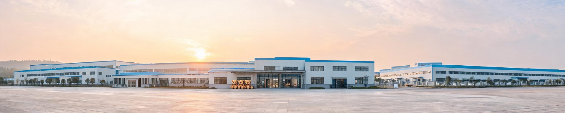 Dixin Toy factory campus at sunrise