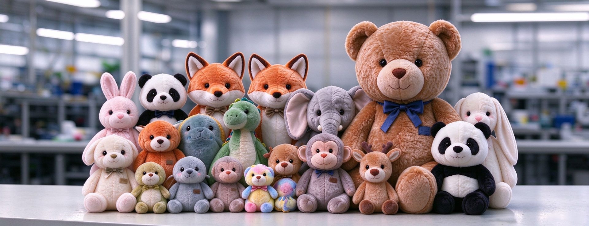 Custom plush toys designed and manufactured by DIXIN Toys